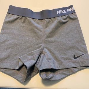 Nike pro spandex shorts